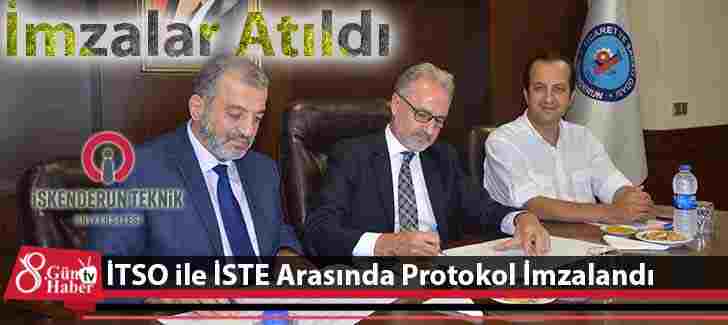 İTSO ile İSTE Arasında Protokol İmzalandı